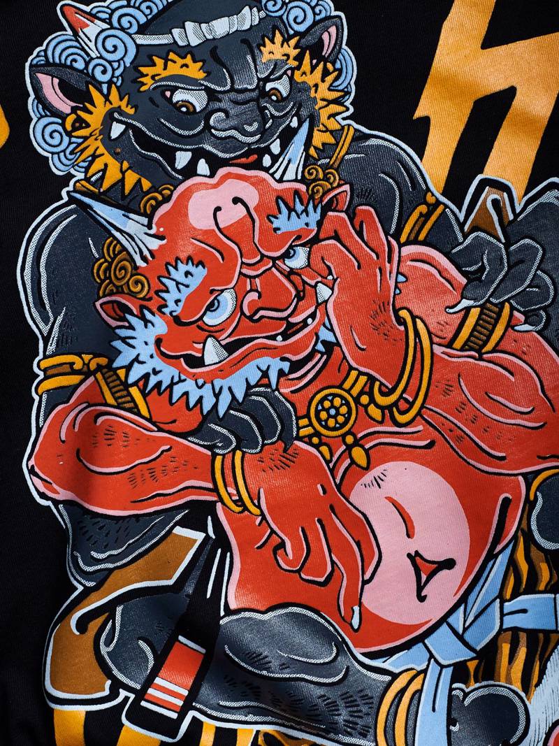 MANTO Yauhen Abu ONI t-shirt- black